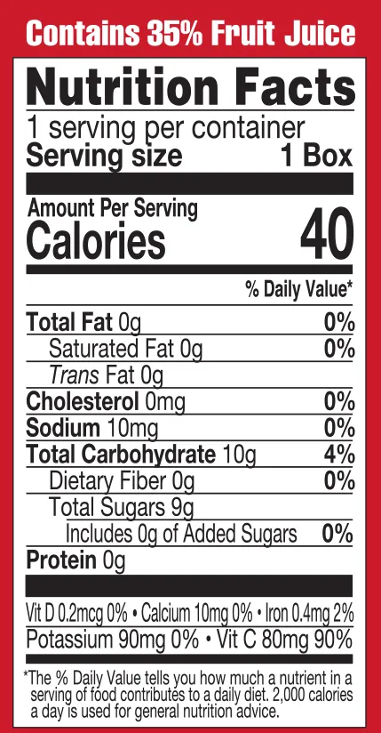 Lakewood Littles Organic Cherry Fusion Juice Boxes - Image 3