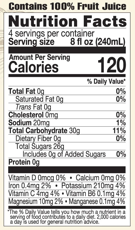 Lakewood Organic Pure Apple Juice | 32oz - Image 3