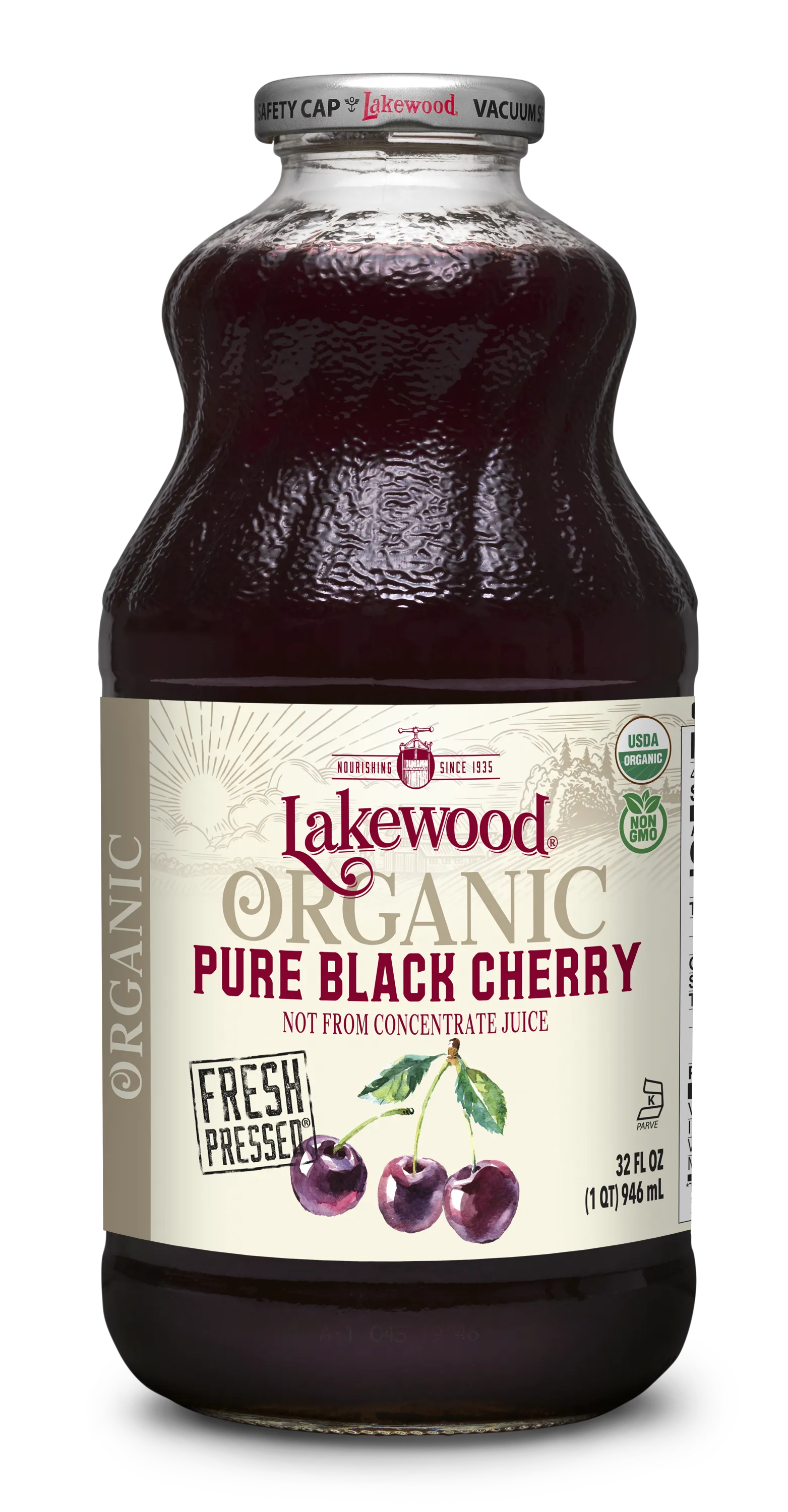 Lakewood Organic Pure Black Cherry Juice | 32oz