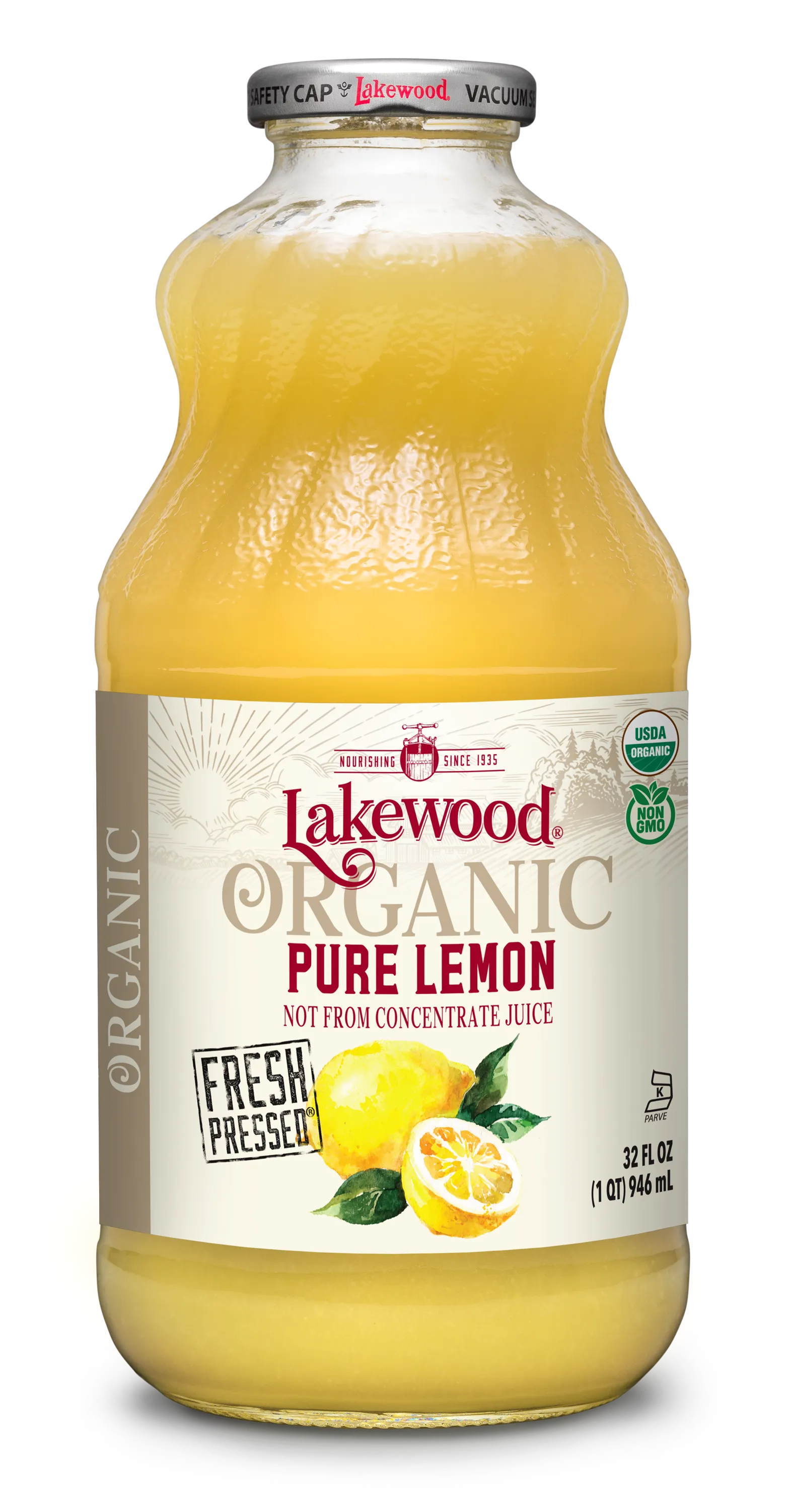 Lakewood Organic Pure Lemon Juice | 32oz