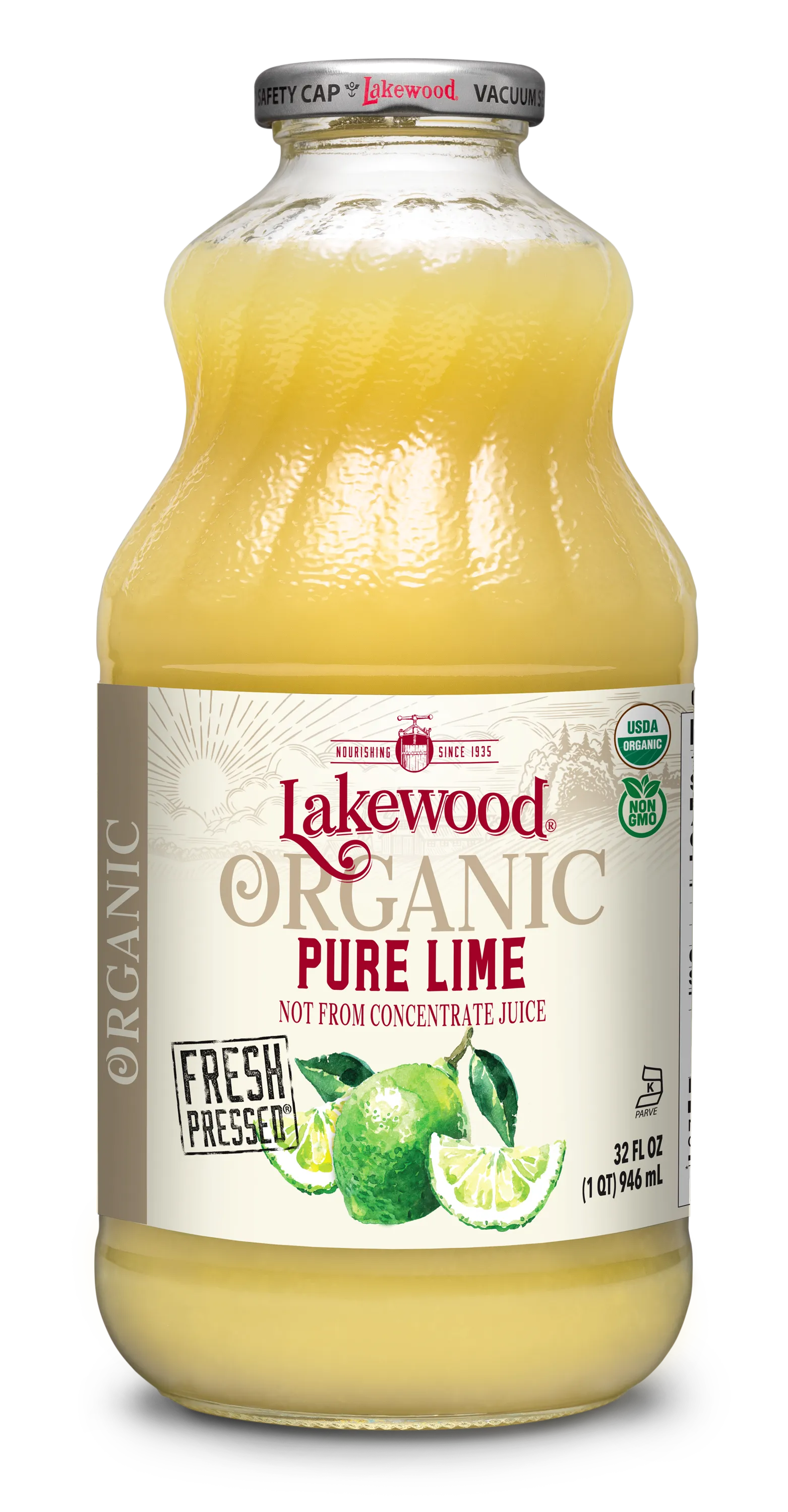Lakewood Organic Pure Lime Juice | 32oz