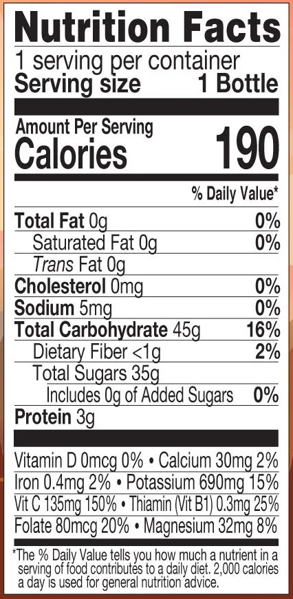 Lakewood Organic Pure Orange Juice | 12.5oz - Image 3