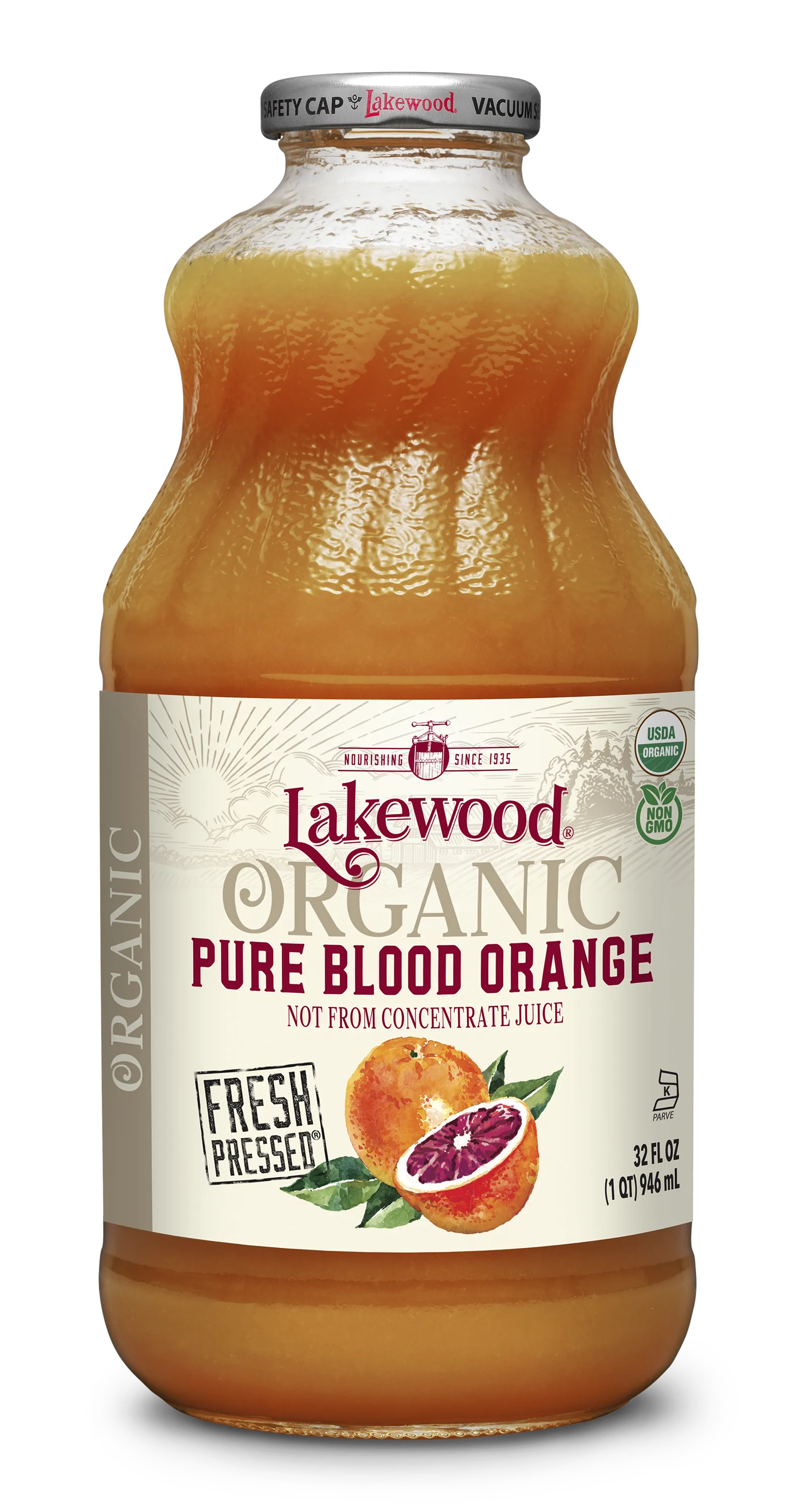 Lakewood Organic Pure Blood Orange Juice | 32oz